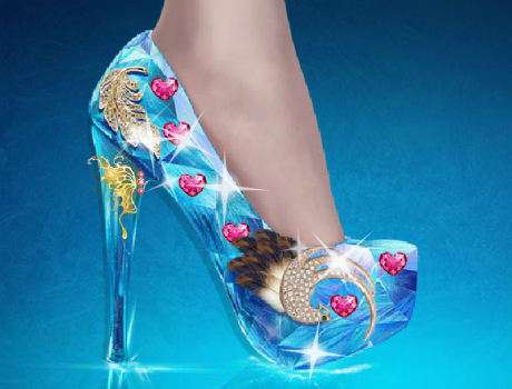 Elsa cipője hercegnős játék