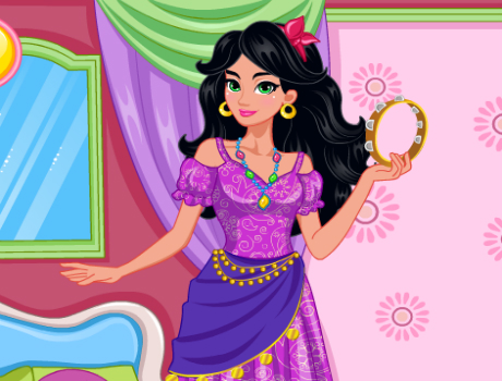 Esmeralda stílusa öltöztetős játék