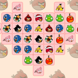 Mahjong Angry Birds játék