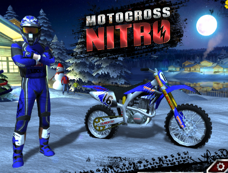 Motocross nitro motoros játék