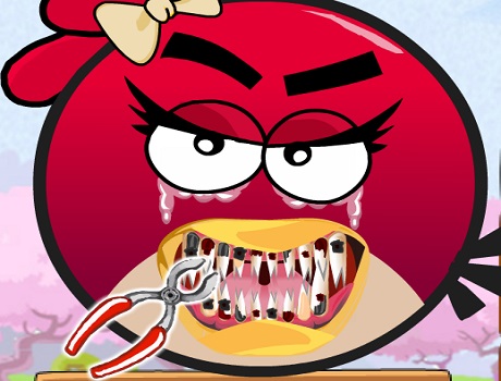 Rossz fogak Angry Birds játék