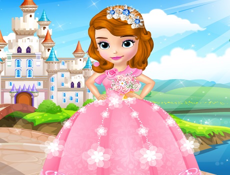 Sofia új ruhája hercegnős játék