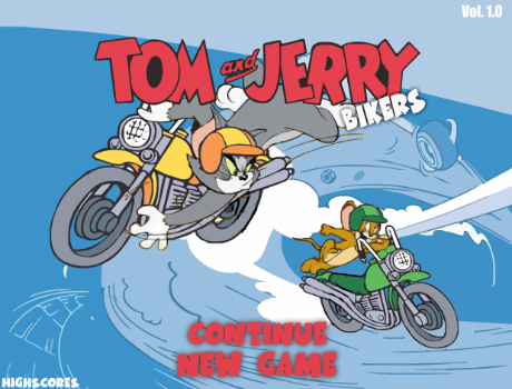 Tom and Jerry motoros játék