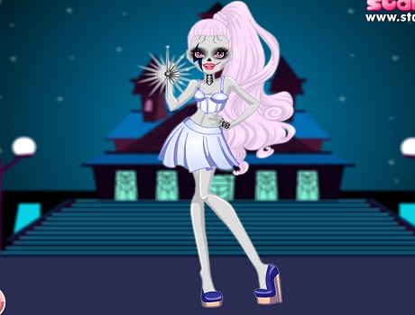 Zomby Gaga stílus öltöztetős Monster high játék