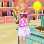 Barbie és a könyvek öltöztetős Barbie játék
