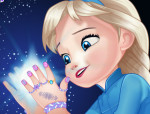 Elsa baba manikűr jégvarázs játék