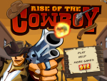 Cowboy lövöldözős játék
