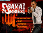 Obama a zombik ellen lövöldözős játék