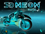 3D Neon Race motoros játék