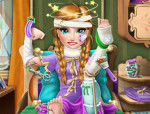 Anna hercegnő sérülése jégvarázs játék