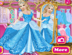 Hamupipőke új ruhája öltöztetős hercegnős játék