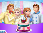 Menyasszonyi torta készítés jégvarázs játék