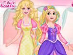 Barbie fodrászként hercegnős játék