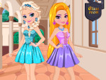 Aranyhaj és Elsa stílusa hercegnős játék