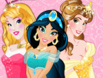 Hercegnők sminkje Disney játék