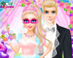 Szuperhős menyasszony Barbie játék