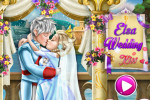 Elsa esküvői csókja jégvarázs játék