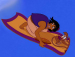 Aladdin repülő szőnyegen Disney játék