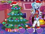 Abbey Bominable karácsonyi készülődése Monster high játék