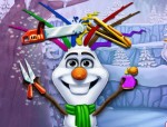 Olaf frizurája jégvarázs játék