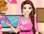 Aranyhaj collegiumi divat öltöztetős hercegnős játék