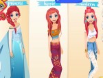 Ariel divat versenyen hercegnős játék