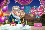 Elsa Valentin napi csókja jégvarázs játék