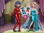 Katicabogár és Elsa öltöztetős Disney játék